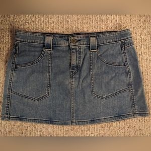 Levi's, Juniors Superlow Stretch Denim Skirt, Size 11 JR